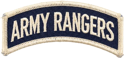 Army Rangers embroidered patch