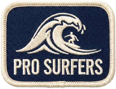 Pro Surfers embroidered patch